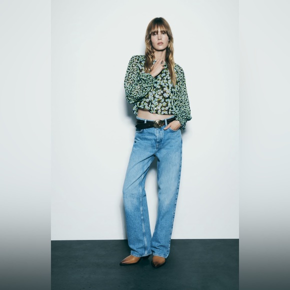 NWT ZARA FLORAL PRINT BLOUSE - Picture 2 of 8